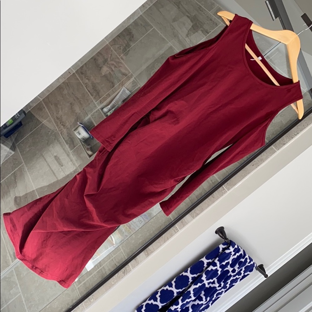 Midi length dress